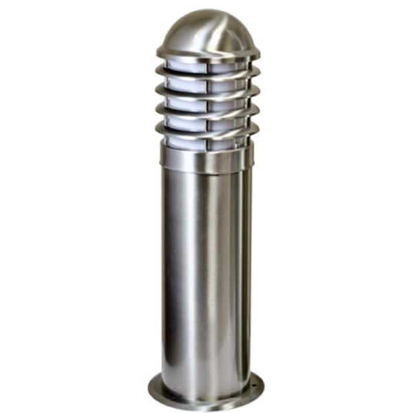 Feeltheglow 316 Marine Grade Stainless Steel Bollard Light, Stainless Steel 316 - 23.88 x 8.72 x 8.72 in. FE2563024 - main